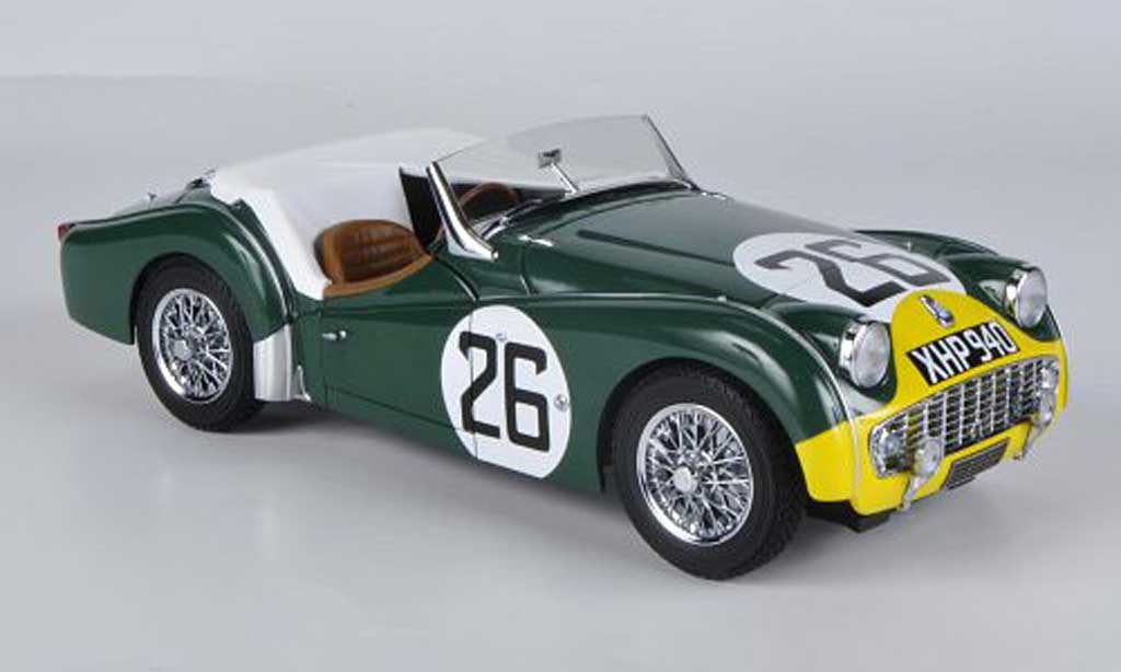 Diecast model cars Triumph TR3 S 1/18 Kyosho S No.25 24h Le Mans