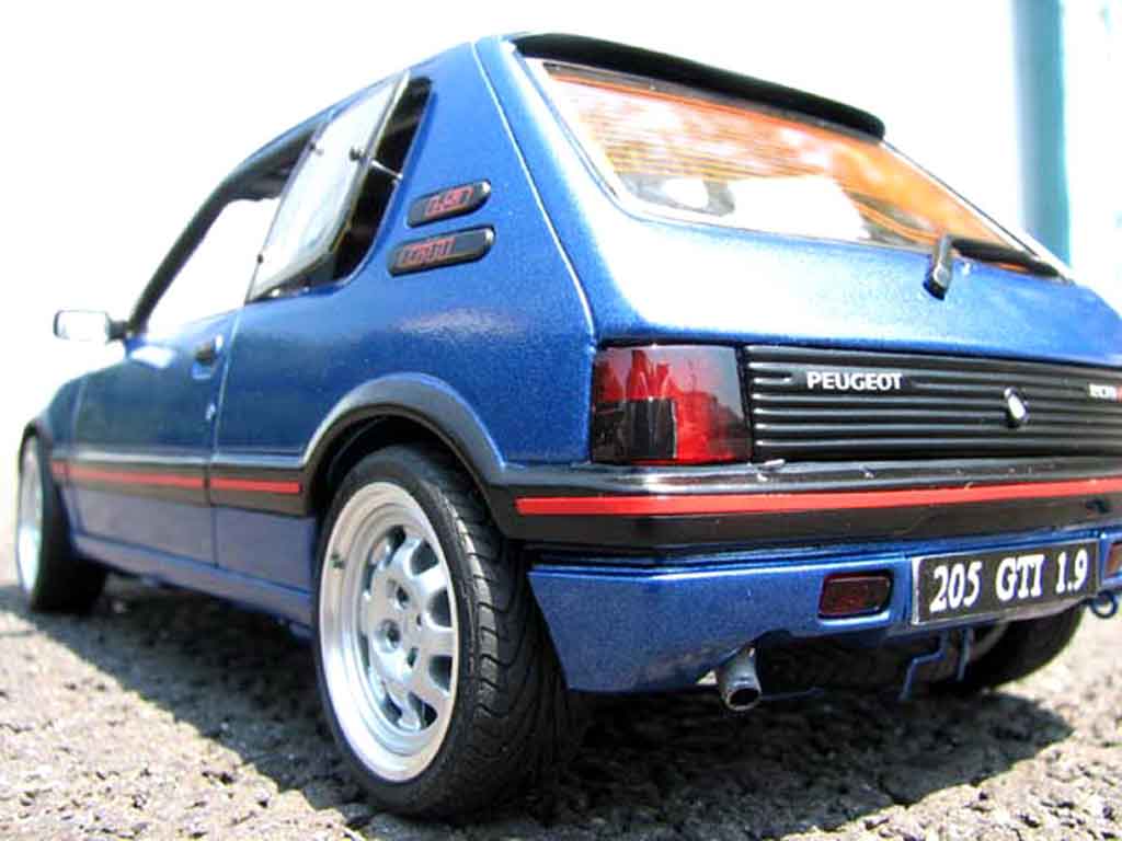 Cars - PCX87 - 0506 - 1984 Peugeot 205 in Metallic Light Blue high quality  plastic</i> Photo is pre-production sample, final product may vary</i>