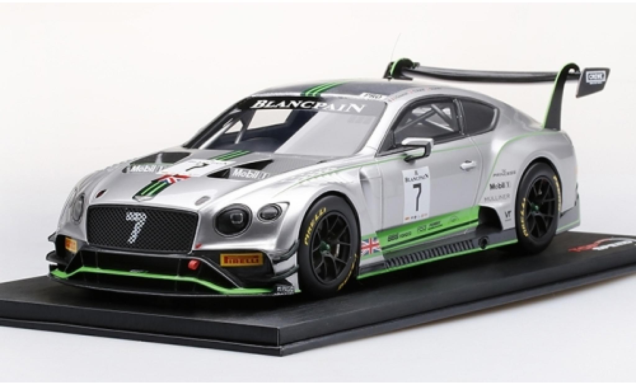 Diecast model cars Bentley Continental 1 18 Top Speed GT3 RHD No.7