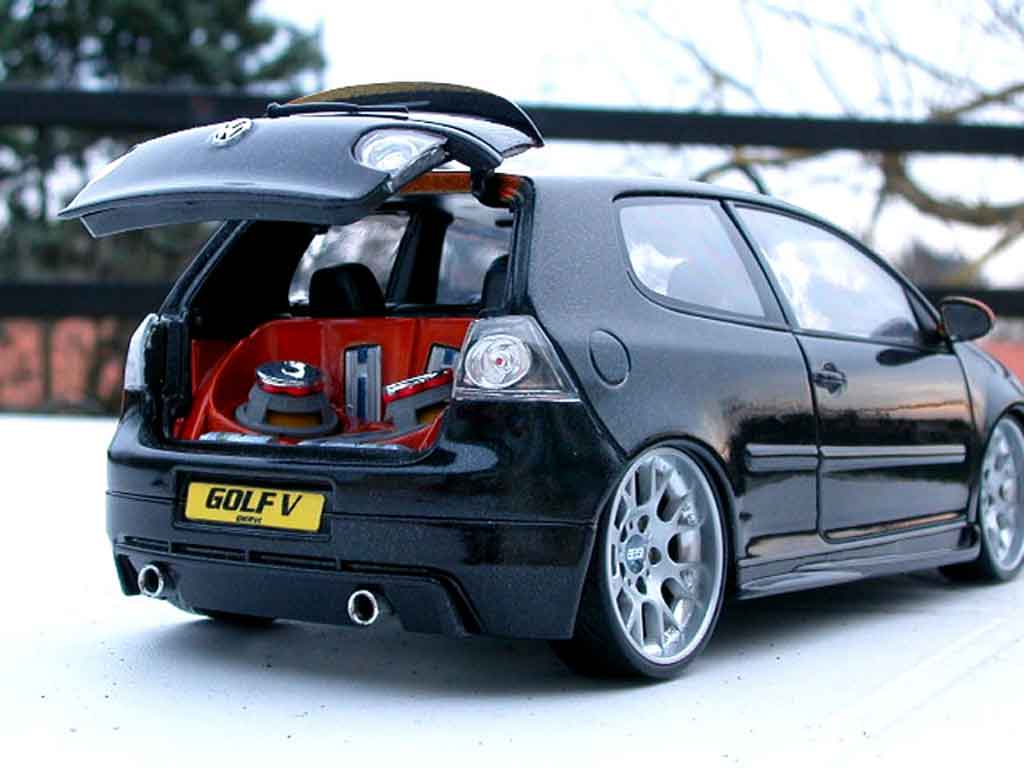 Miniature Volkswagen Golf V GTI 1/18 Norev V GTI Tuning Jantes Alu 18  Pouces Kit Carrosserie 