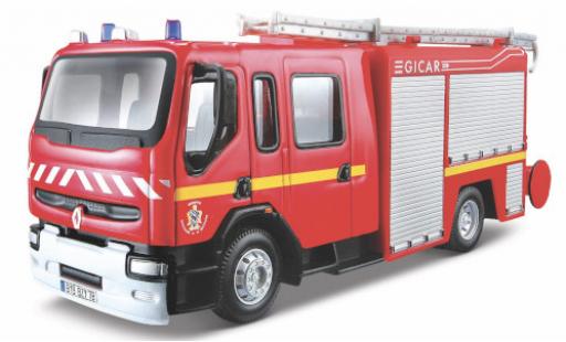 Renault premium pompier FPT miniature by Bburago 1/43