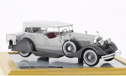 Diecast model cars Rolls Royce Phantom 1/43 Ilario II Dual Cowl Sports Phaeton Whittingham & Mitchel grey/metallic grey 1930 sn25EX Rolls Royce Phantom 1/43 Ilario II Dual Cowl Sports Phaeton Whittingham & Mitchel grey/metallic grey 1930 sn25EX diecast model cars