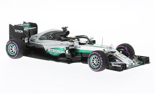 Mercedes F1 1/43 Minichamps W07 hybride No.44 AMG Petronas Team Petronas formule 1 GP Singapore 2016